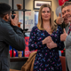 Annie Murphy, Brian Howe, Eric Petersen in Kevin Can F**K Himself’s finale